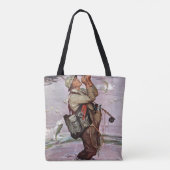 De vis pompt. tote bag (Achterkant)