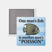De vis van het ene Man, de poisson van het andere Magneet (Voorkant / Achterkant)