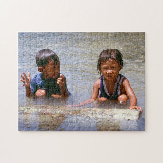 De vis was zo groot. legpuzzel (Horizontaal)