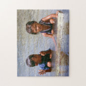 De vis was zo groot. legpuzzel (Verticaal)