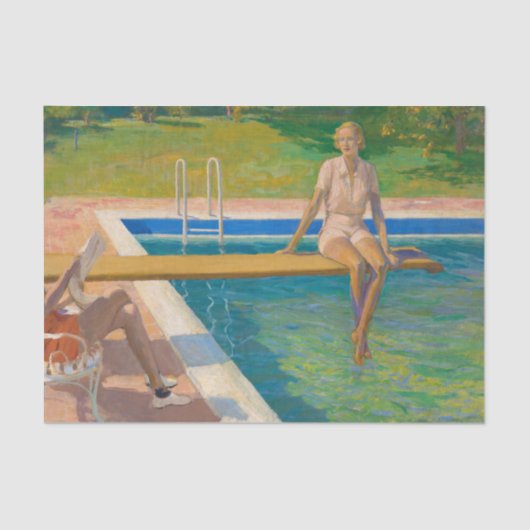 De Viscountess Castlerosse, Palm Springs Tissuepapier (Voorkant)