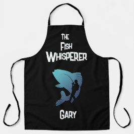 De visgroothandelaar schort