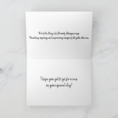 De visie Geschade Kaart van de Verjaardag van de (Binnen)