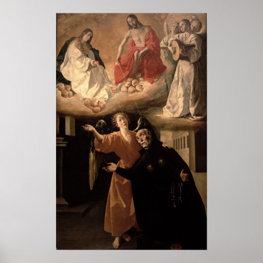 De visie op St. Alphonsus Rodriguez Poster (Voorkant)