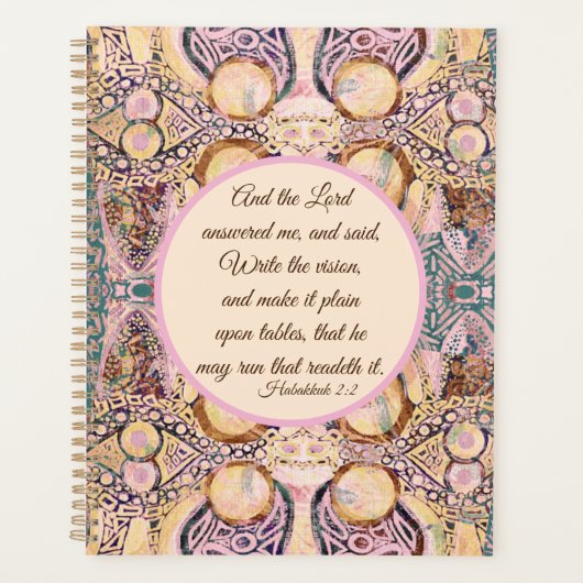 De visie planner (Voorkant)