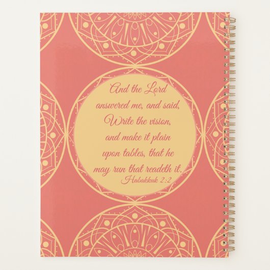 De visie planner (Achterkant)