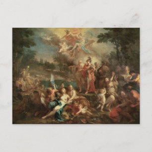 De visie van Aeneas op de Elysiaanse velden Briefkaart