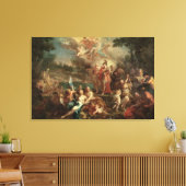 De visie van Aeneas op de Elysiaanse velden Canvas Afdruk (Insitu (Woonkamer))