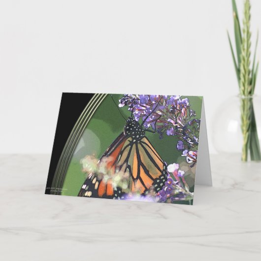 DE VISIE VAN DE MONARCH FEESTDAGEN KAART (Voorkant)