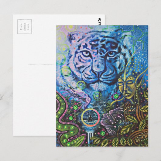 De Visie van de tijger Briefkaart (Voorkant / Achterkant)