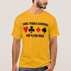 De visie van de tunnel is gevaarlijk wanneer het s t-shirt