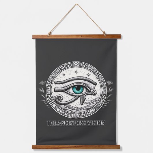 De Visie van de Voorouder | Oog van Horus Hangend Wandkleed (Voorkant)