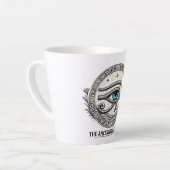 De Visie van de Voorouder | Oog van Horus Latte Mok (Linkerhoek)