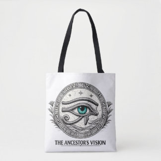 De Visie van de Voorouder | Oog van Horus Tote Bag