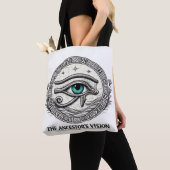 De Visie van de Voorouder | Oog van Horus Tote Bag (Dichtbij)