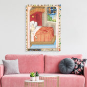 De visie van Ezekiel Canvas Afdruk (Insitu (Woonkamer))