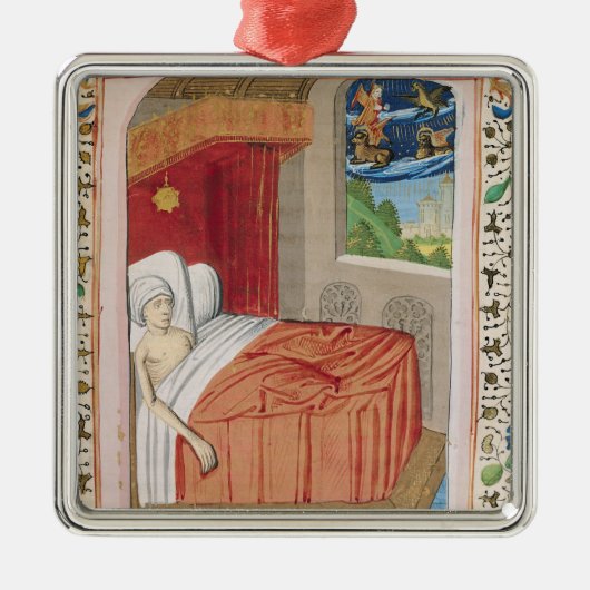De visie van Ezekiel Metalen Ornament (Voorkant)
