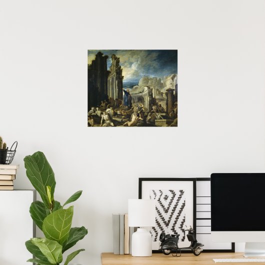 De visie van het Poster Ezekiel (Thuiskantoor)