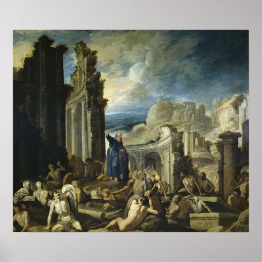 De visie van het Poster Ezekiel (Voorkant)