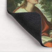 De visie van John de Evangelist op Patmos Muismat (Hoek)