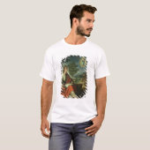De visie van John de Evangelist op Patmos T-shirt (Voorkant volledig)