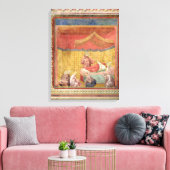 De visie van paus Gregorius IX 1297-99 Canvas Afdruk (Insitu (Woonkamer))