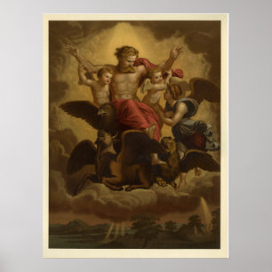 De visie van profeet Ezekiel Poster