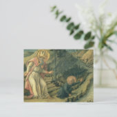 De Visie van St. Augustine, eind 1450 Briefkaart (Staand voorkant)