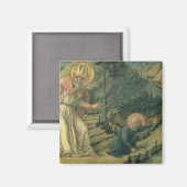 De Visie van St. Augustine, eind 1450 Magneet (Voorkant / Achterkant)