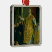 De visie van St. Ignatius van Loyola Metalen Ornament (Rechts)