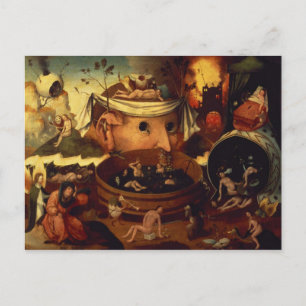 De Visie van Tondal door Hieronymous Bosch Briefkaart