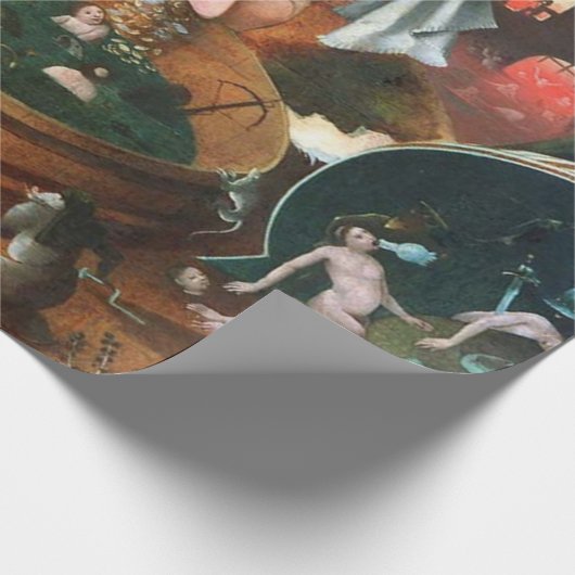 de visie van tondal - Hieronymus bosch Cadeaupapier (Hoek)