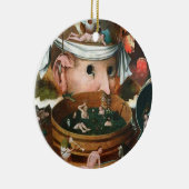 de visie van tondal - Hieronymus bosch Keramisch Ornament (Rechts)