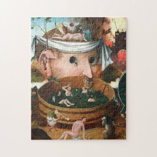 de visie van tondal - Hieronymus bosch Legpuzzel (Verticaal)