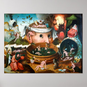 De visie van Tondal   Hieronymus Bosch   Poster