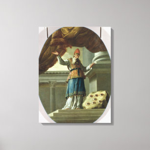 De visie van Zechariah Canvas Afdruk