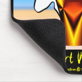 De Visies Mousepad van de woestijn Muismat (Hoek)