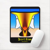 De Visies Mousepad van de woestijn Muismat (Met muis)