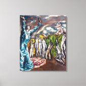 De Visioen van Johannes | El Greco | Canvas Afdruk (Voorkant)