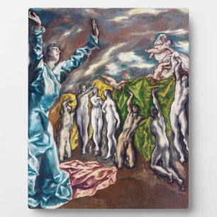 De Visioen van Johannes El Greco Fotoplaat