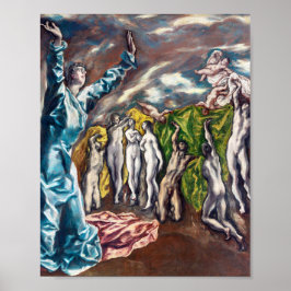 De Visioen van Johannes | El Greco | Poster