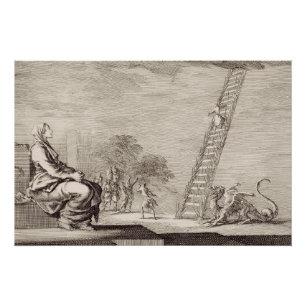 De visioenen van de heilige Perpetua: de ladder va Perfect Poster