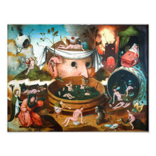 De visioenen van Tondal   Jheronimus Bosch   Foto Afdruk