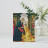 De Visitatie, 1491 Briefkaart (Staand voorkant)