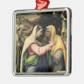 De Visitatie, 1519 Metalen Ornament (Links)