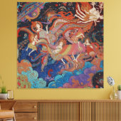 De Visitatie Canvas Afdruk (Insitu (Woonkamer))