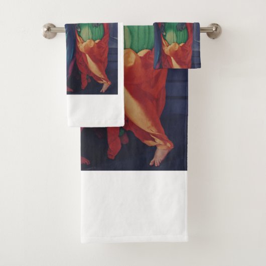 De Visitatie door Pontormo Manneristische Kunst Bad Handdoek (Insitu)