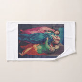 De Visitatie door Pontormo Manneristische Kunst Bad Handdoek (Handdoek)