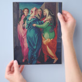 De Visitatie door Pontormo Manneristische Kunst Flyer (Hand)