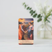 De Visitation Prayer Kaart Contactkaartje (Staand voorkant)